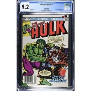Incredible Hulk #271  CGC 9.2 Newsstand! 1st App Rocket Raccoon! 864025